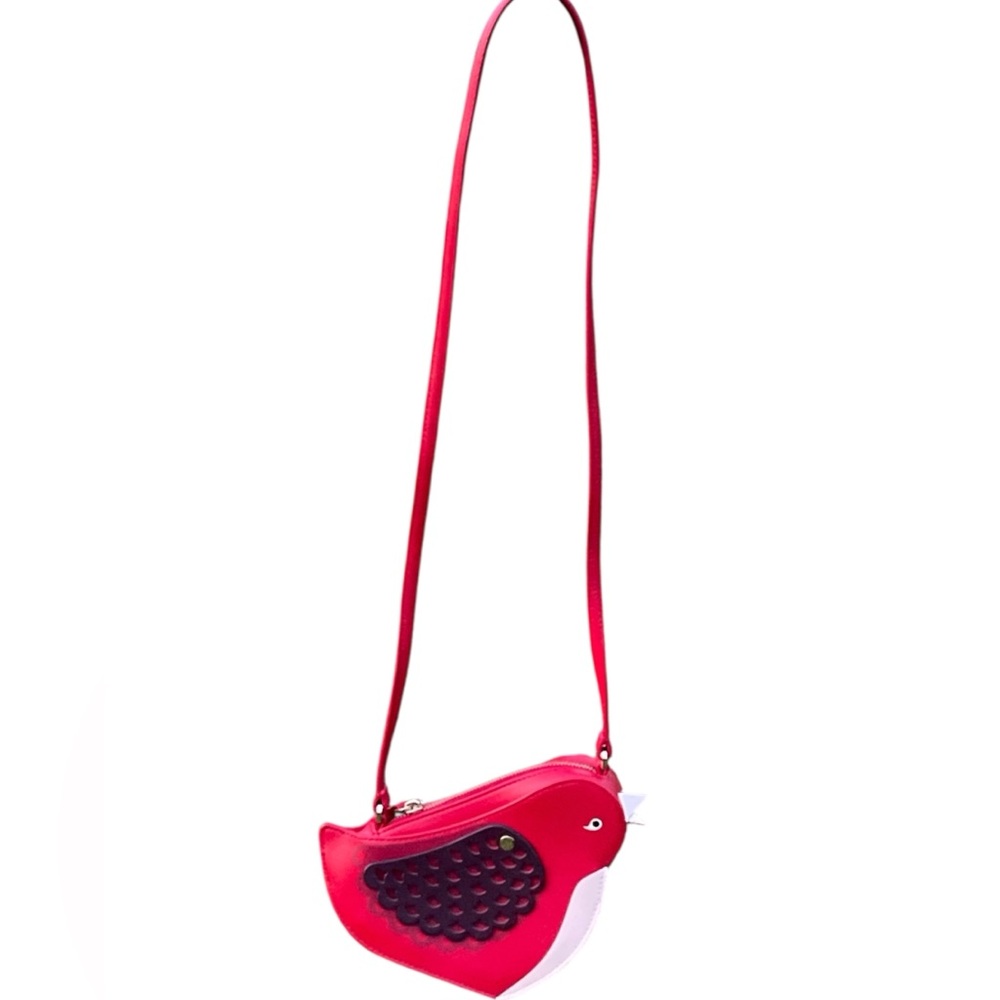 SOLD🎉 KATE SPADE OOH LA LA RED CARPET BIRD CROSSBODY - Picture 4 of 11